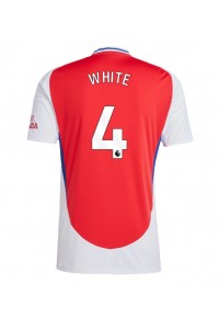 Arsenal Ben White #4 Voetbaltruitje Thuis tenue 2024-25 Korte Mouw